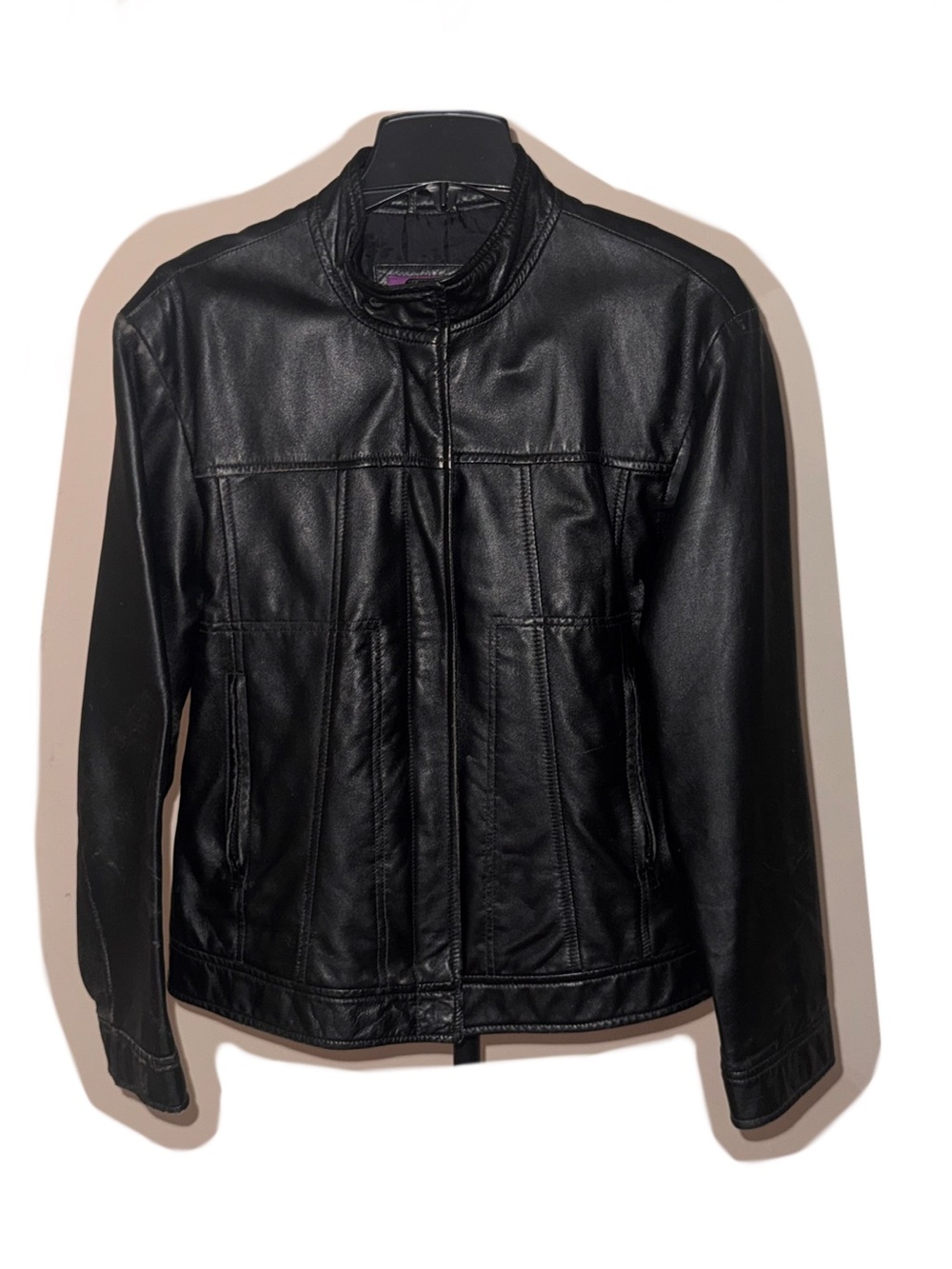 Burrylane Vintage Black Leather Jacket